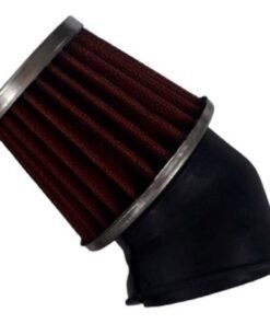 Filtro De Aire Curvo Para Moto Adaptable De 28 Mm A 48mm