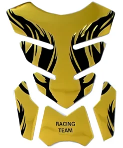 Sticker Adhesivo Protector Para Estanque De Moto - Amarillo