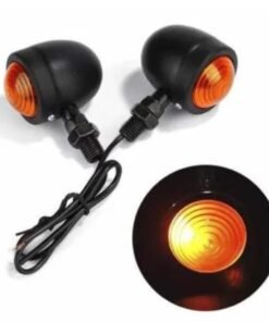 Intermitentes Negros De Metal X 4