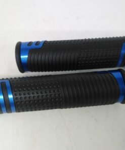 Puño Negro & Azul Para Moto