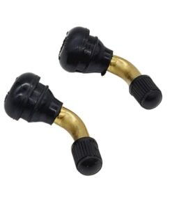 Set De 2 Valvulas Curva Para Llanta Tubular